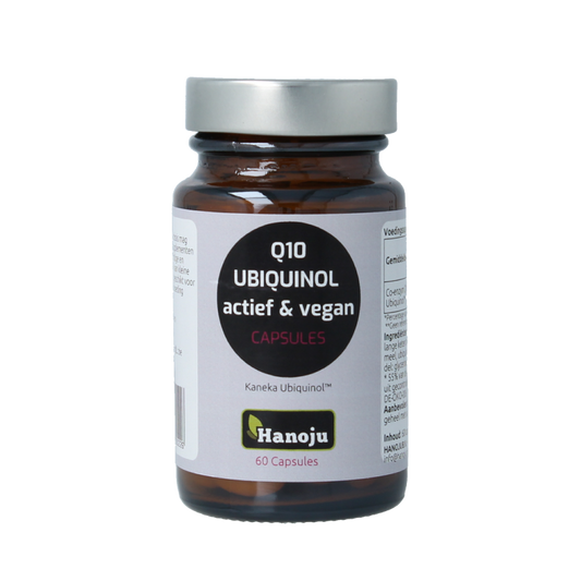 Hanoju Ubiquinol kaneka actief & vegan 60 Capsules