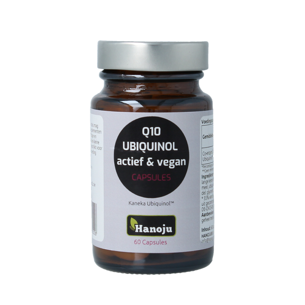 Hanoju Ubiquinol kaneka actief & vegan 60.00 Capsules