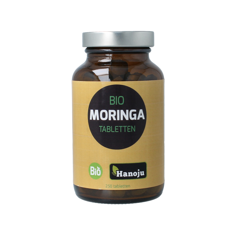Hanoju Moringa bladpoeder 500mg 250 Tabletten
