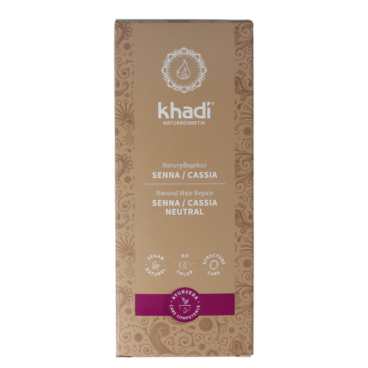 Khadi Haarkleur senna/cassia natural 100 Gram