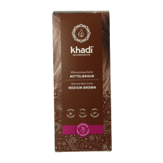 Khadi Haarkleur medium brown 100 Gram