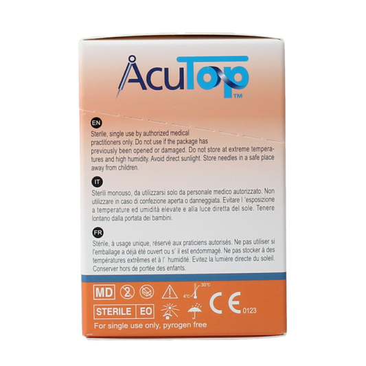 AcuTop KJ-T dry needle naald 0.25 x 30mm 100 Stuks