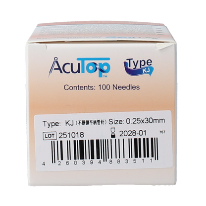 AcuTop KJ-T dry needle naald 0.25 x 30mm 100.00 Stuks