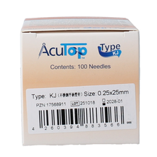 AcuTop KJ-T dry needle naald 0.25 x 25mm 100 Stuks