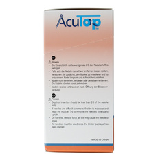 AcuTop KJ-T dry needle naald 0.25 x 40mm 100 Stuks
