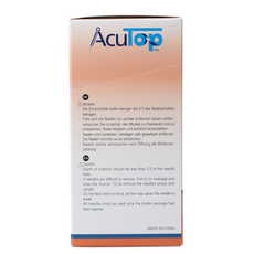 AcuTop KJ-T dry needle naald 0.30 x 50mm 100 Stuks