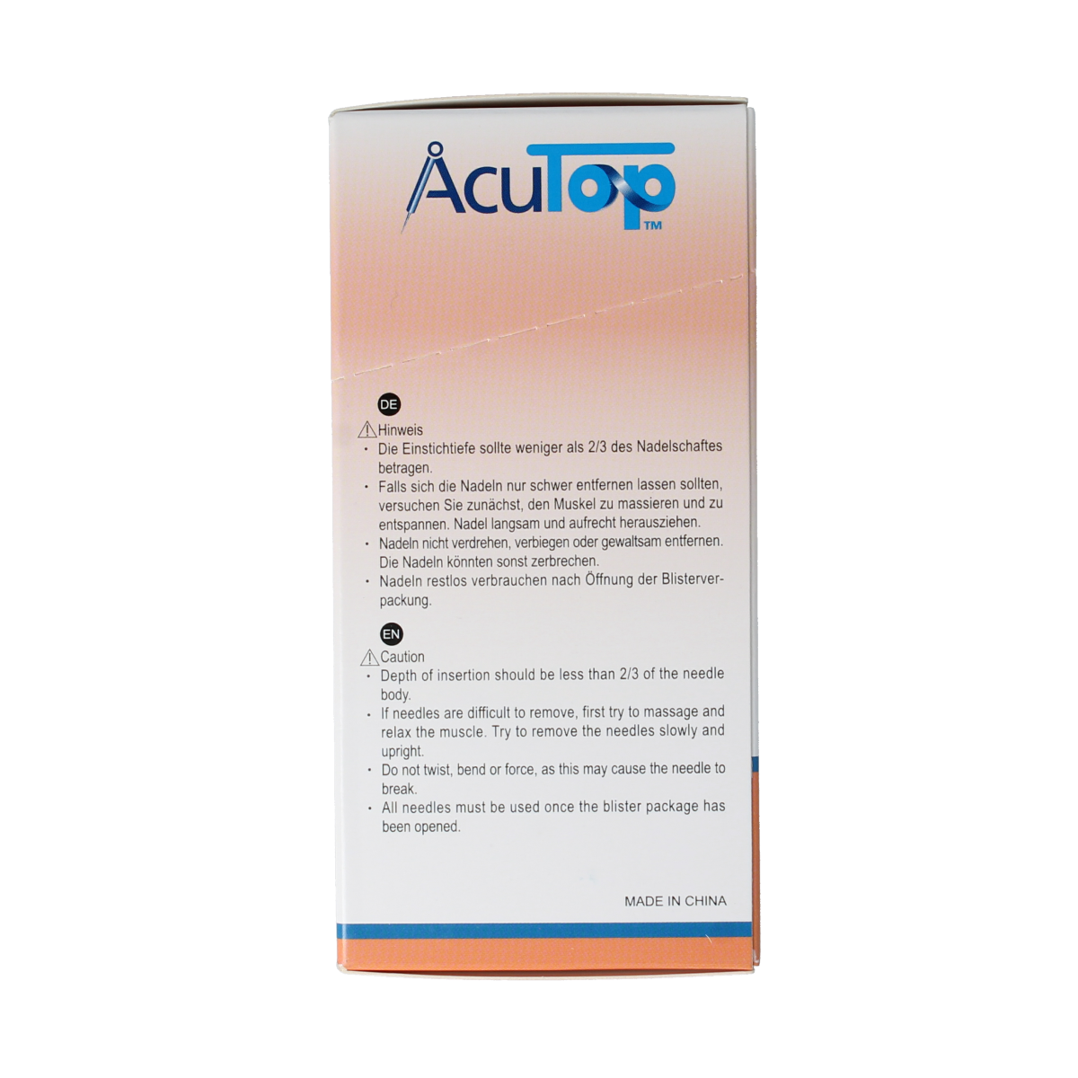 AcuTop KJ-T dry needle naald 0.22 x 40mm 100.00 Stuks