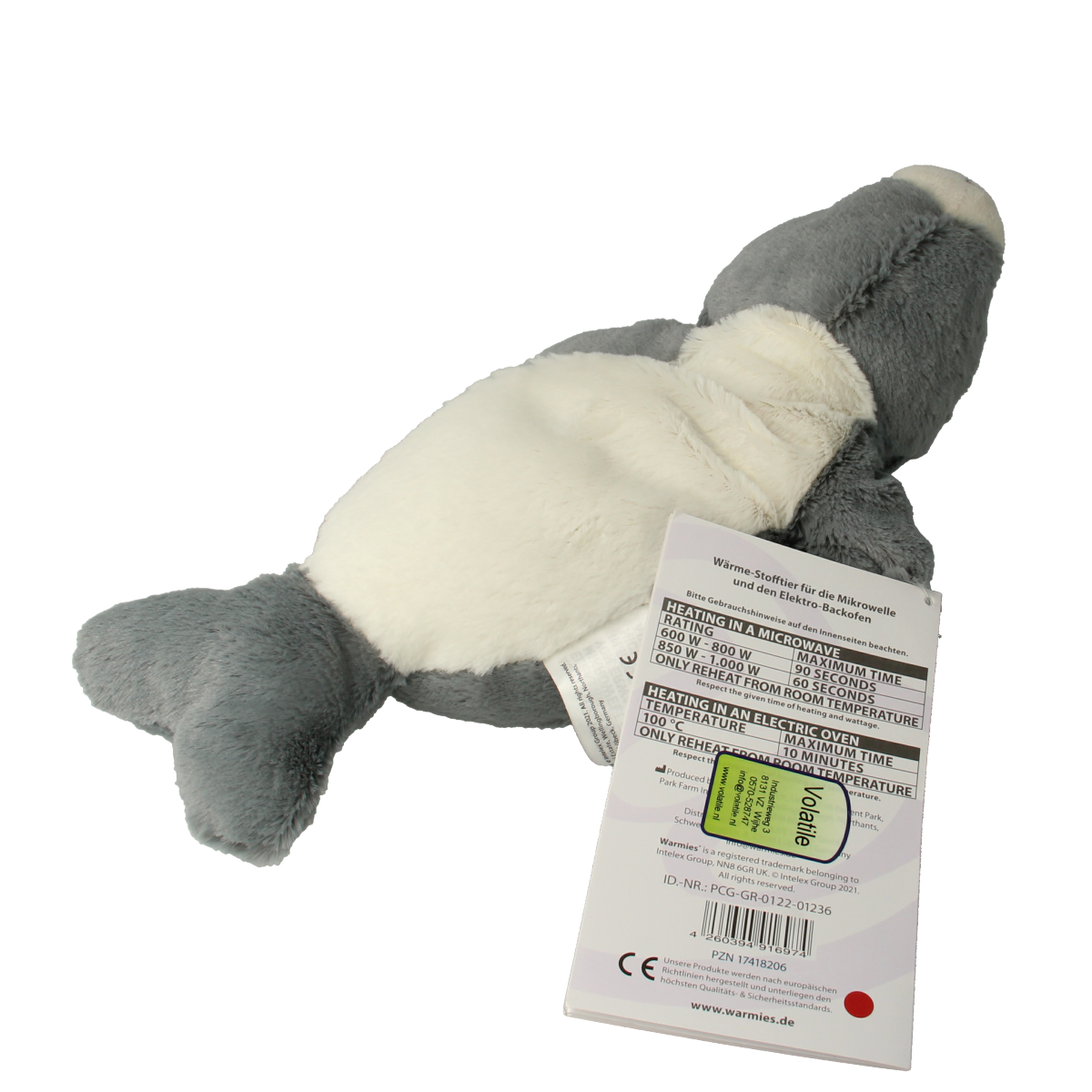 Warmies Zeehond grijs 1.00 Stuks