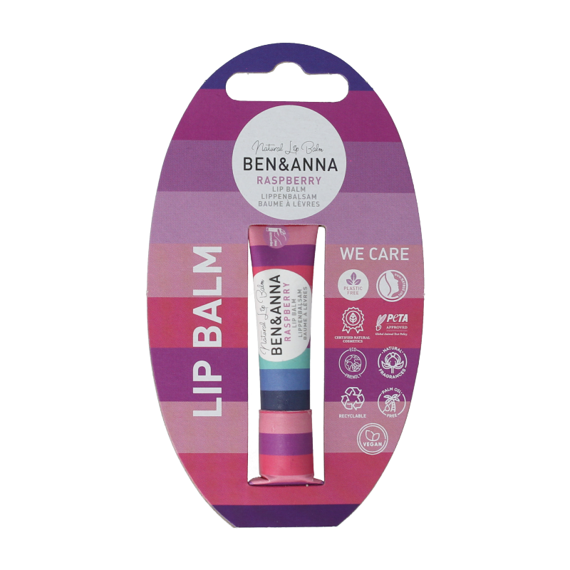 Ben & Anna Lipbalm raspberry 9 Gram