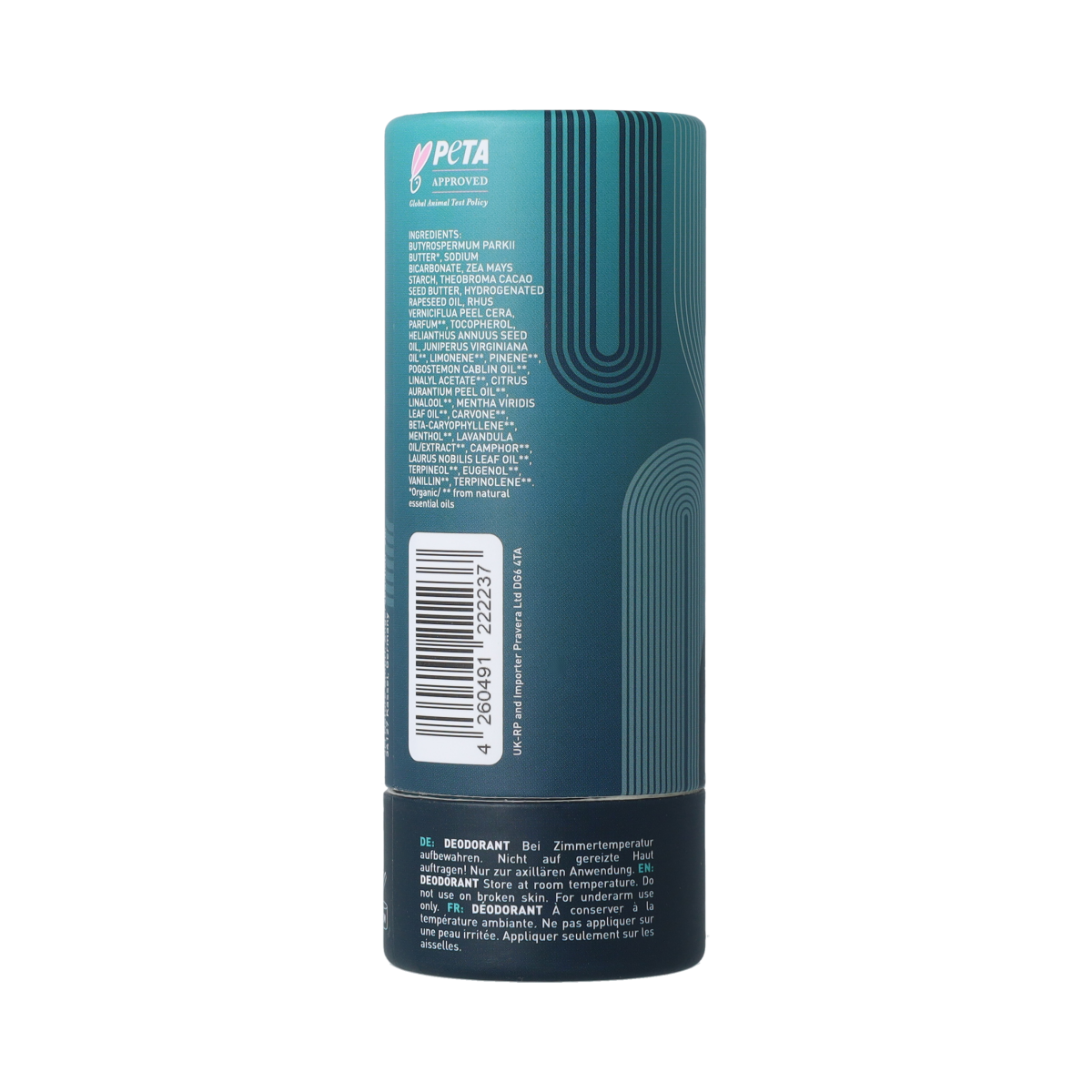 Ben & Anna Deodorant urban black papertube 40.00 Gram
