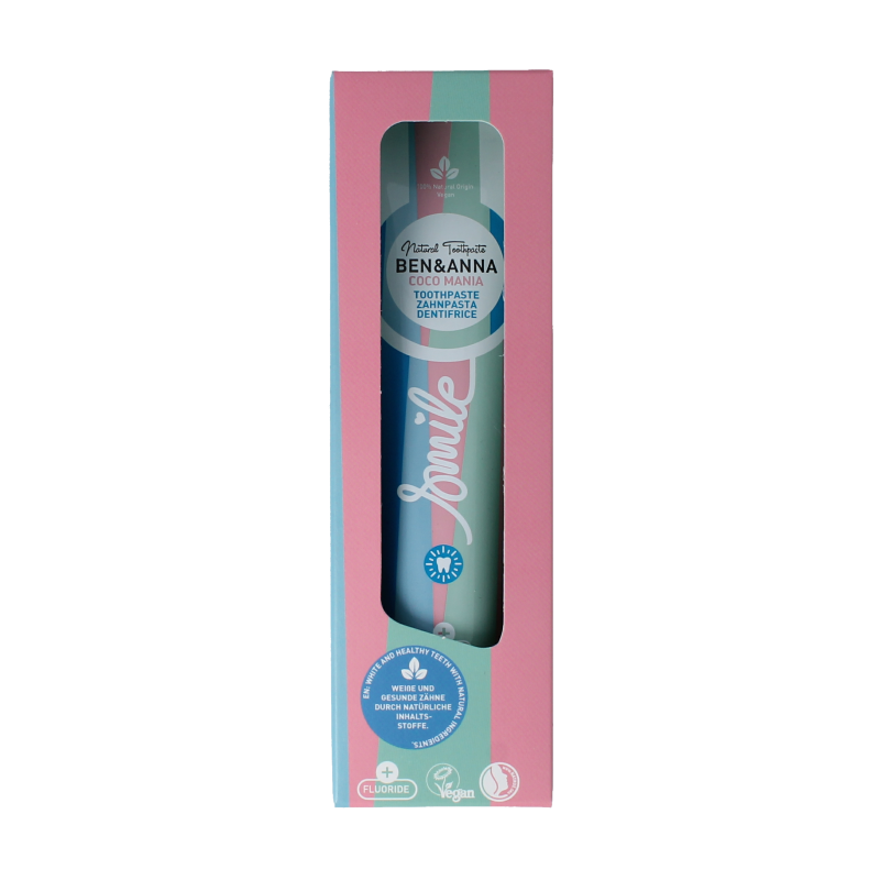 Ben & Anna Toothpaste smile coco mania 75 Milliliter