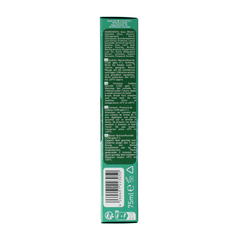 Ben & Anna Toothpaste smile spearmint 75 Milliliter