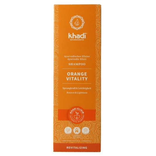 Khadi Shampoo elixer orange vitality 200 Milliliter