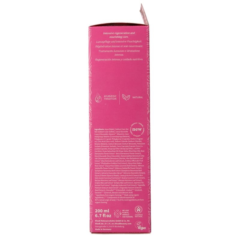 Khadi Ayurvedisch elixer shampoo rose repair 200 Milliliter