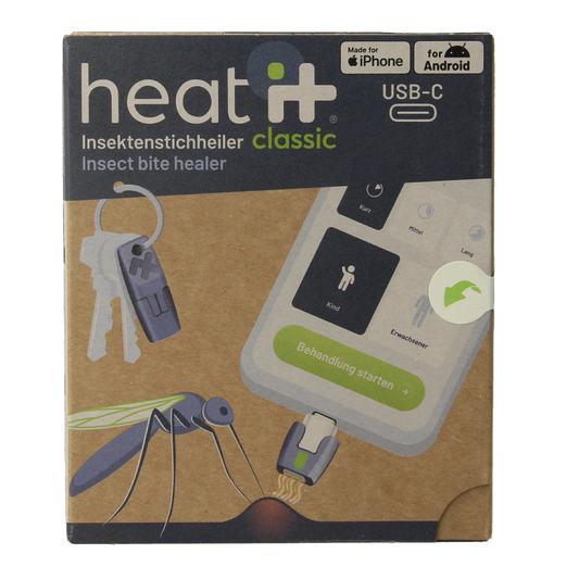 Heat-it Insect bite healer classic USB-C 1 Stuks