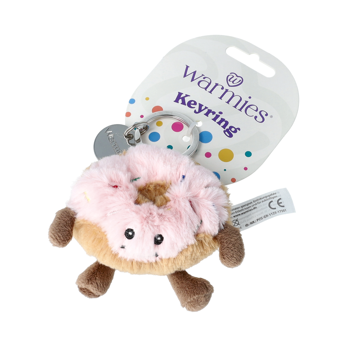 Warmies Sleutelhanger Donut 1.00 Stuks