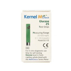 Testjezelf.nu Multicheck glucose strips 25 Stuks