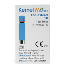 Testjezelf Multicheck cholesterol teststrips 10.00 Stuks