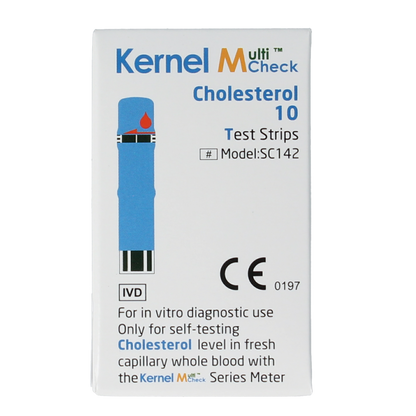 Testjezelf.nu Multicheck cholesterol teststrips 10.00 Stuks
