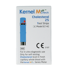 Testjezelf Multicheck cholesterol teststrips 25 Stuks