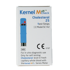 Testjezelf Multicheck cholesterol teststrips 25 Stuks