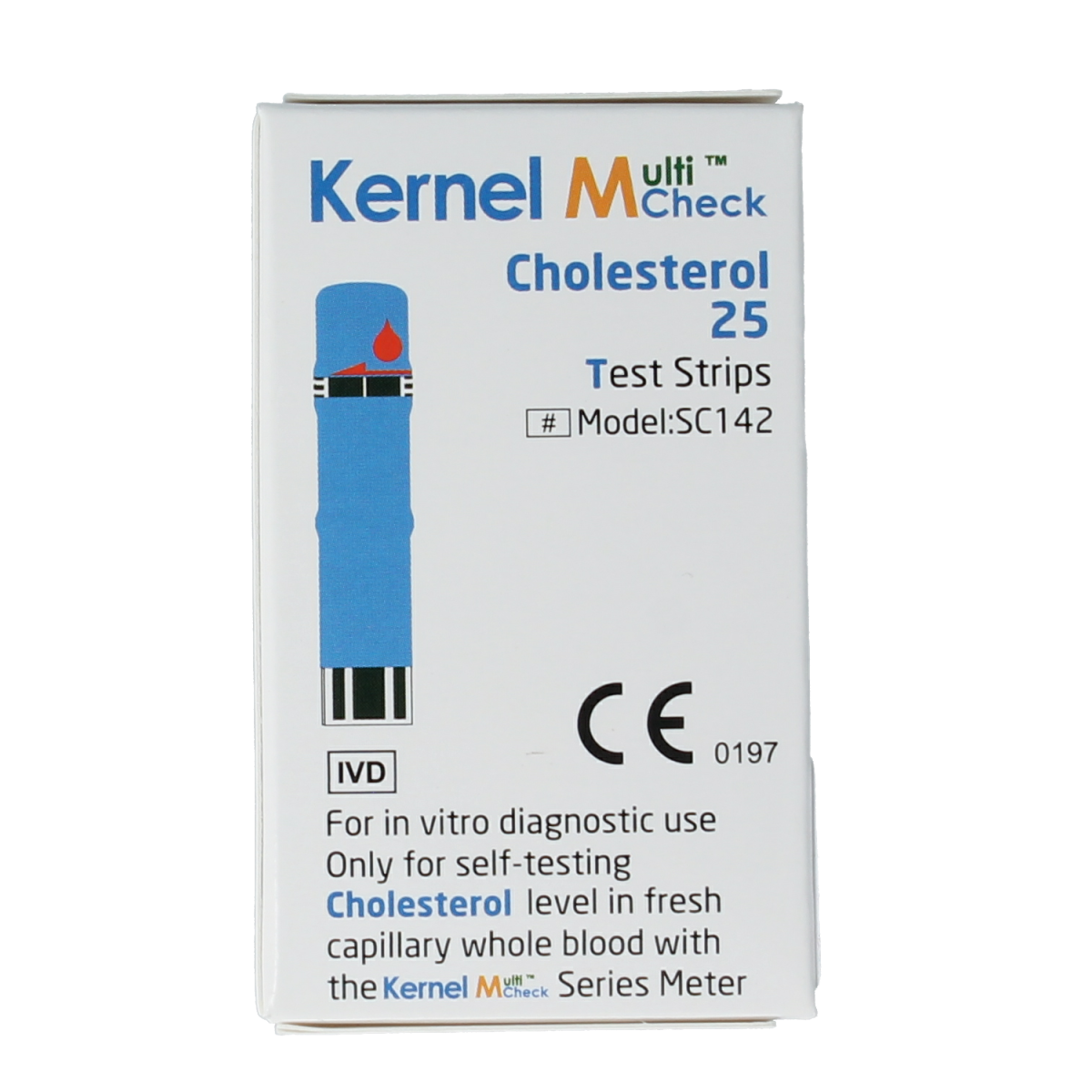 Testjezelf.nu Multicheck cholesterol teststrips 25.00 Stuks