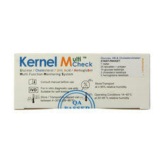 Testjezelf.nu Multicheck plus meter HB Glucose Cholesterol 1 Stuks