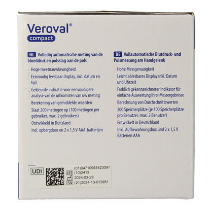 Veroval Compact BPW22 LG2 P1 1.00 Stuks