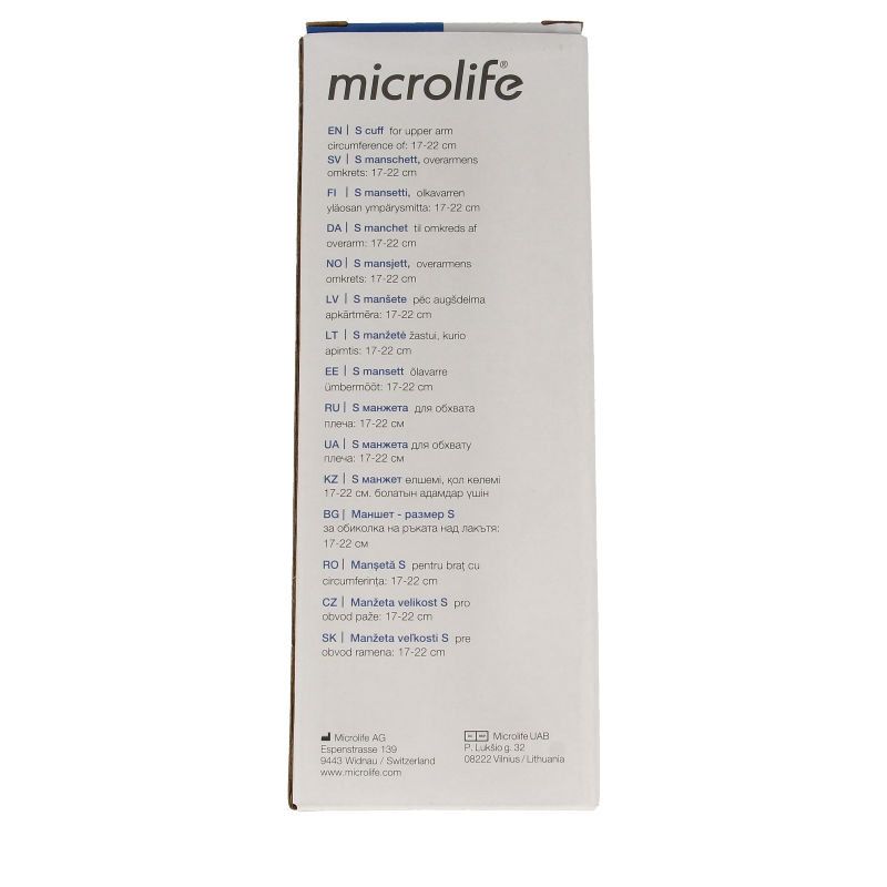Microlife Manchet soft bovenarm maat  S (17-22) 1 Stuks