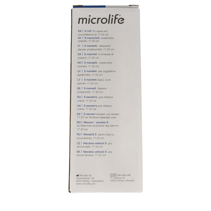 Microlife Manchet soft bovenarm maat  S (17-22) 1 Stuks