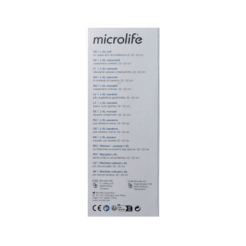 Microlife Manchet 4G soft maat L-XL 1 Stuks