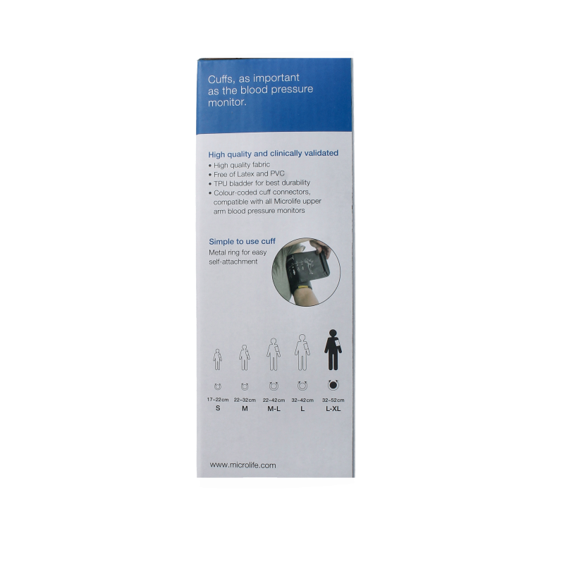 Microlife Manchet 4G soft maat L-XL 1 Stuks