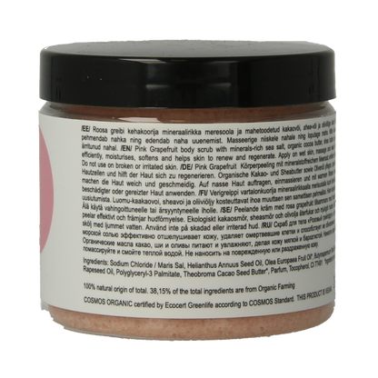 Joik Organics Pink grapefruit sea salt scrub vegan 240 Gram