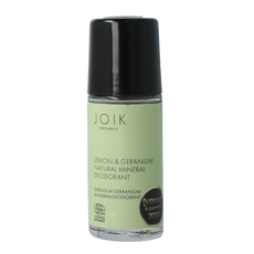 Joik Organics Lemon & geranium mineral deodorant vegan 50.00 Milliliter
