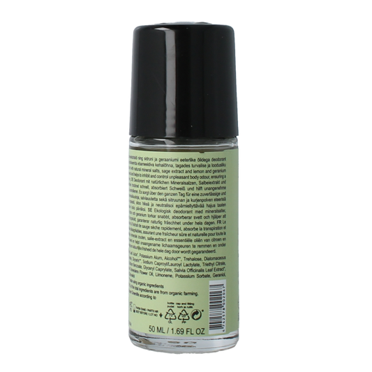 Joik Organics Lemon & geranium mineral deodorant vegan 50 Milliliter