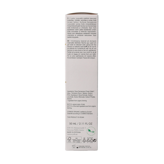 Joik Organics Re-boost glow rose beauty mist 50.00 Milliliter