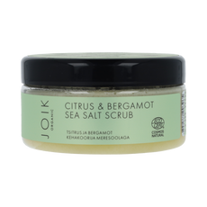 Joik Organics Citrus & bergamot sea salt scrub organic vegan 240.00 Gram