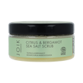 Joik Organics Citrus & bergamot sea salt scrub organic vegan 240.00 Gram