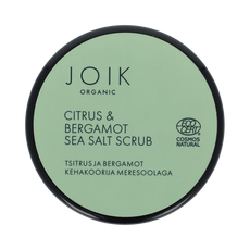 Joik Organics Citrus & bergamot sea salt scrub organic vegan 240.00 Gram