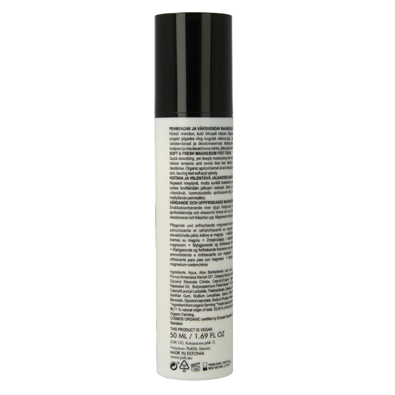 Joik Organics Organic footcream soft & fresh 50 Milliliter