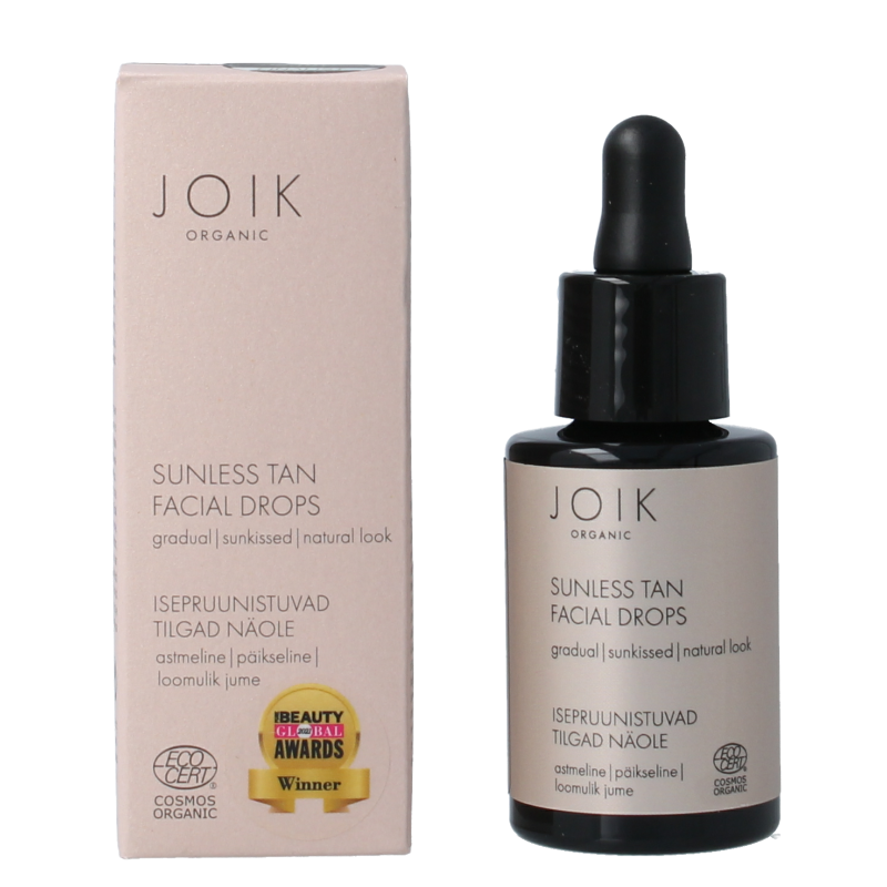 Joik Organics Sunless tan facial drops 30 Milliliter