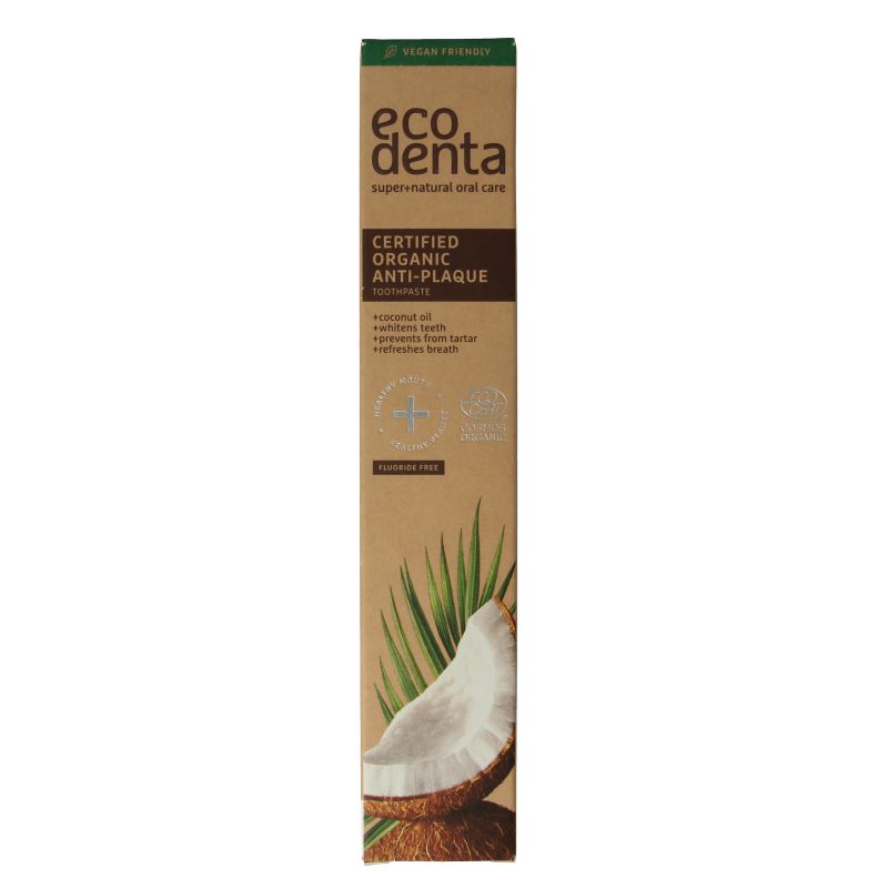 Ecodenta Tandpasta organic anti tandplak 75 Milliliter
