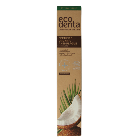 Ecodenta Tandpasta organic anti tandplak 75 Milliliter