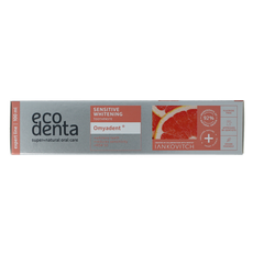 Ecodenta Tandpasta sensitive whitening expert line 100 Milliliter