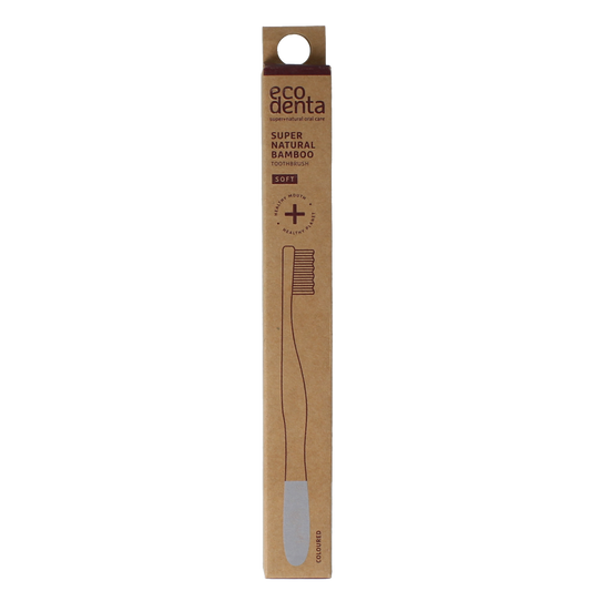 Ecodenta Tandenborstel bamboo soft 1.00 Stuks