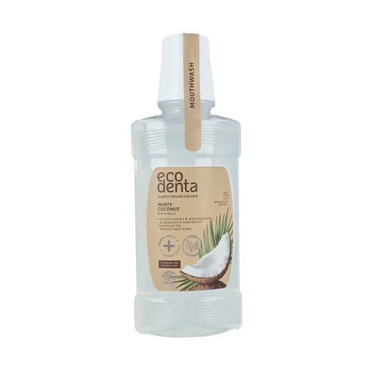 Ecodenta Mondwater munt kokos bio 250.00 Milliliter
