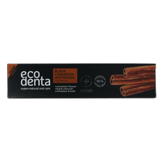 Ecodenta Tandpasta whitening kaneel black line 100 Milliliter