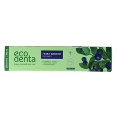 Ecodenta Tandpasta fresh breath bosbessenextr green line 100.00 Milliliter