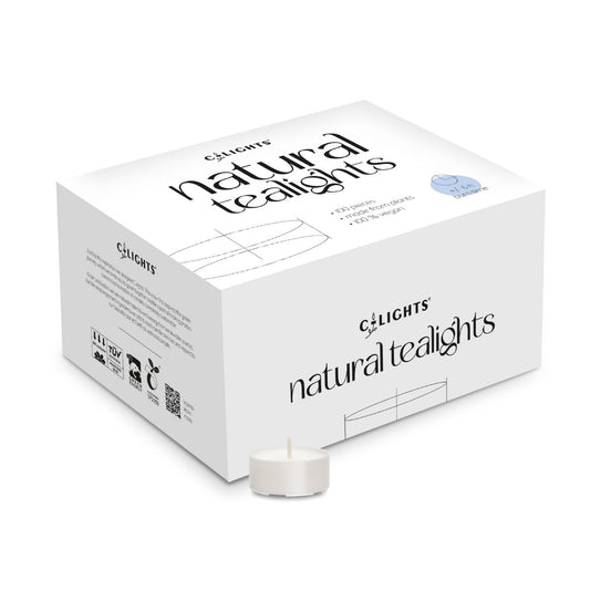 C-lights  Natuurlijke theelichtjes 6 branduren 100 Stuks