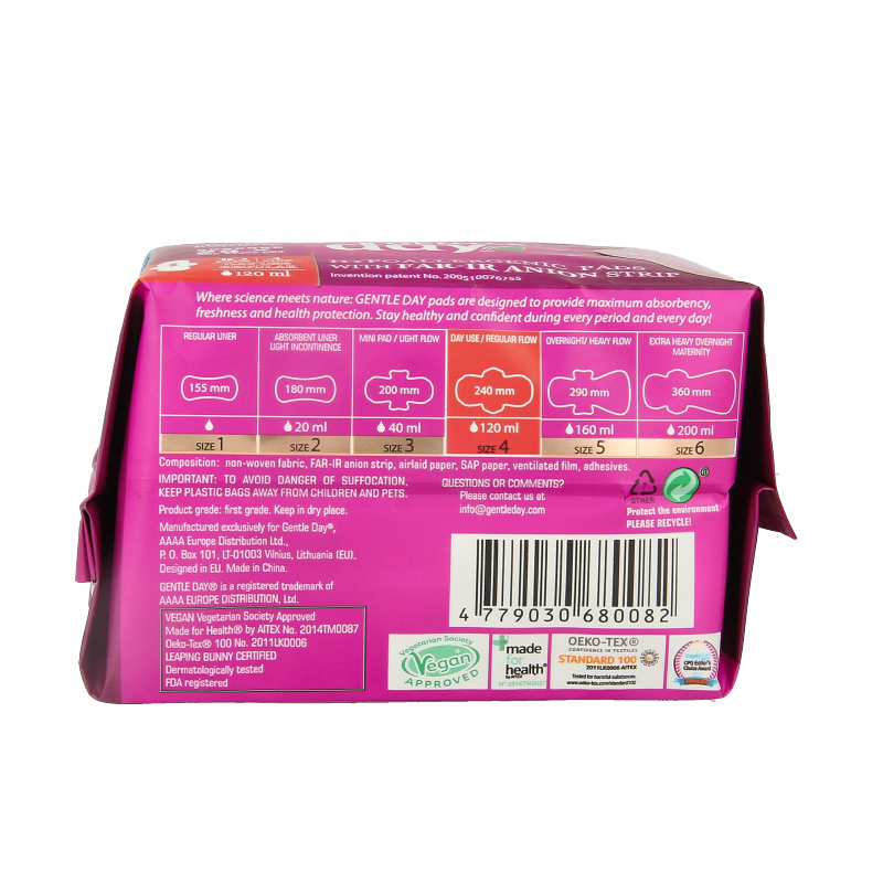 Gentle Day Maandverband dag 10 Stuks